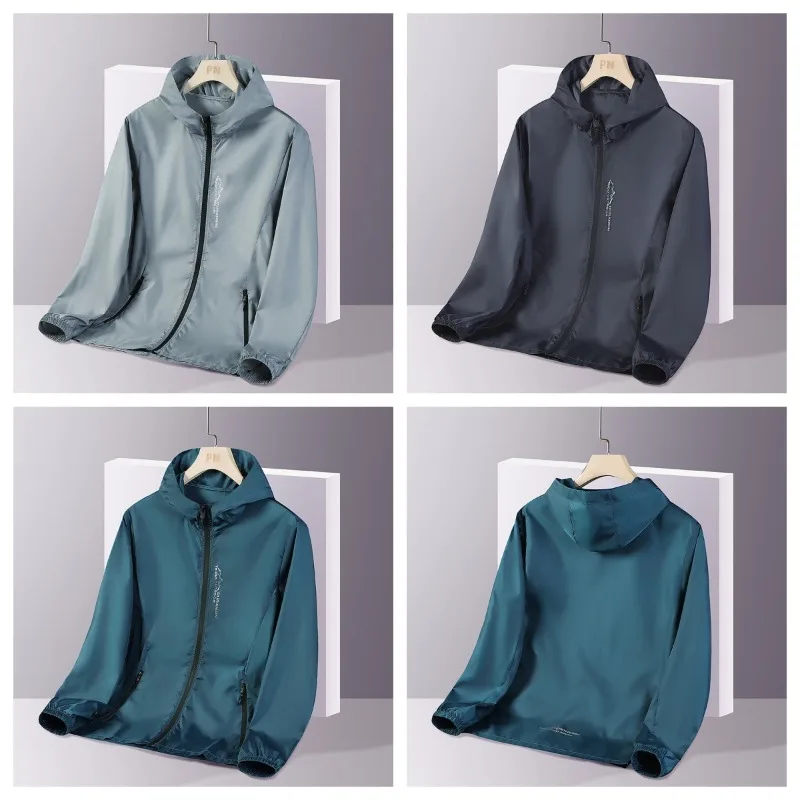 Summer Lightweight Breathable UV Resistant Jacket for Men's Outdoor Tennis Training Sports and Leisure Sun Protection Clothing