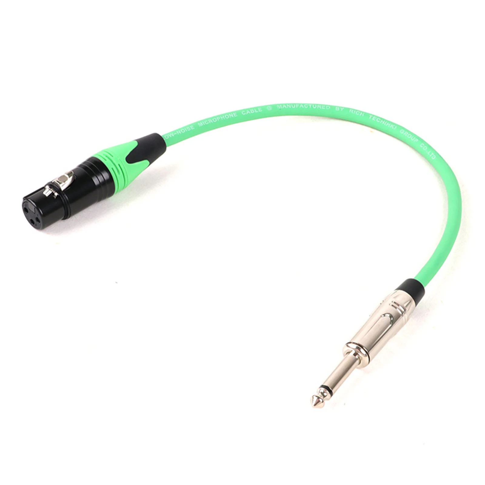 1PC 1/4 Cal (6.35mm) TS Jack do XLR żeński/męski kabel mikrofon Audio niezrównoważony 3Pin XLR do ćwiartki Cal wtyczka Mono przewód mikrofonowy