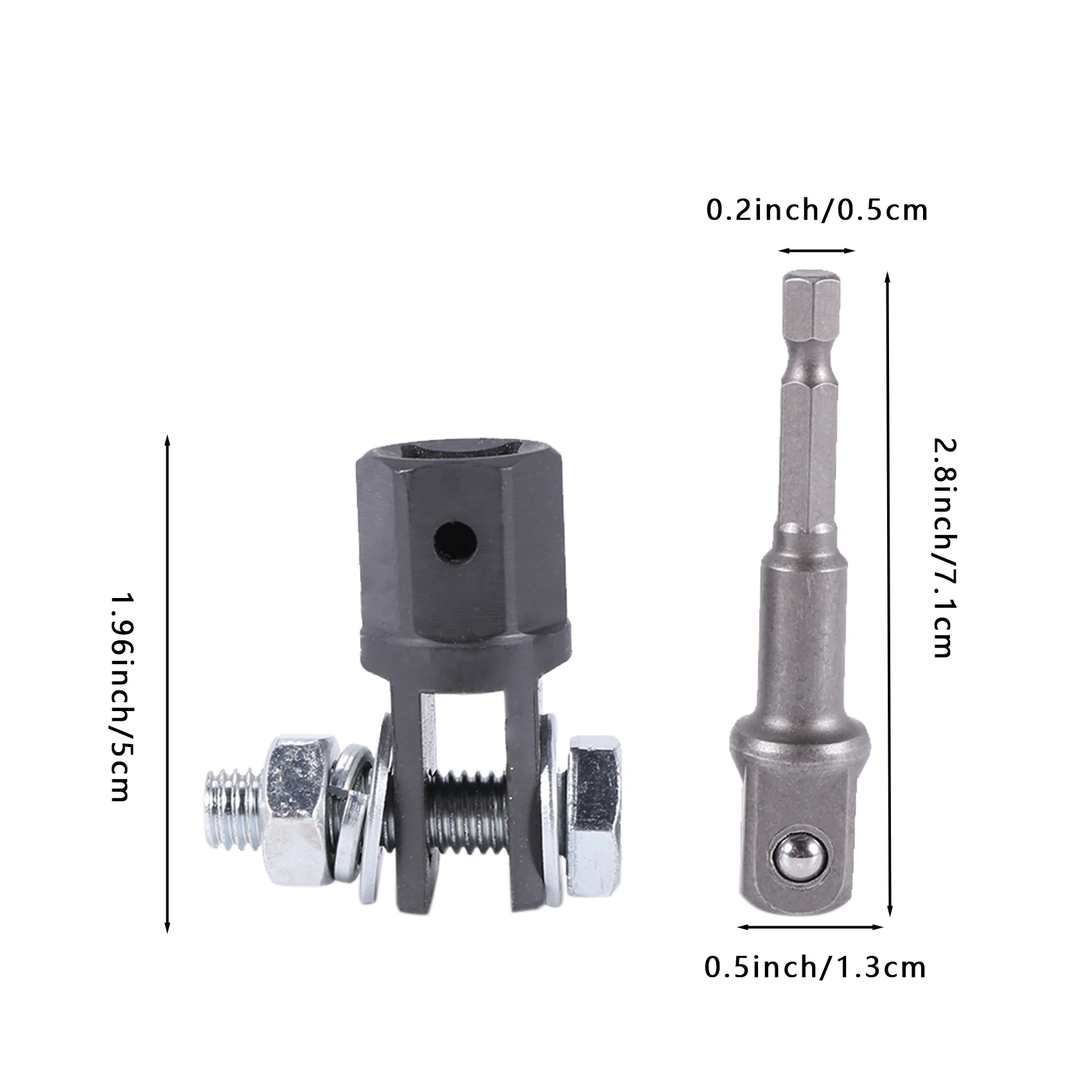 Universal Scissor Jack Adapter 1/2 Inch Ball Extension Rod Impact Wrench Tool Car Disassemble Tool IJA001