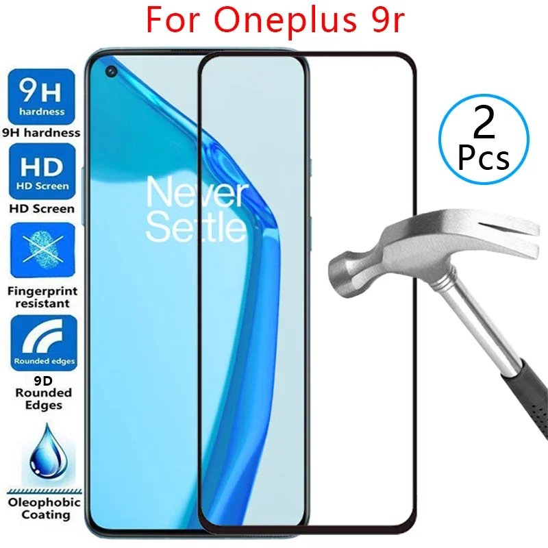 tempered glass for oneplus 9r case cover on one plus 9 r r9 plus9r oneplus9r 6.55 protective phone coque bag omeplus onepls 360