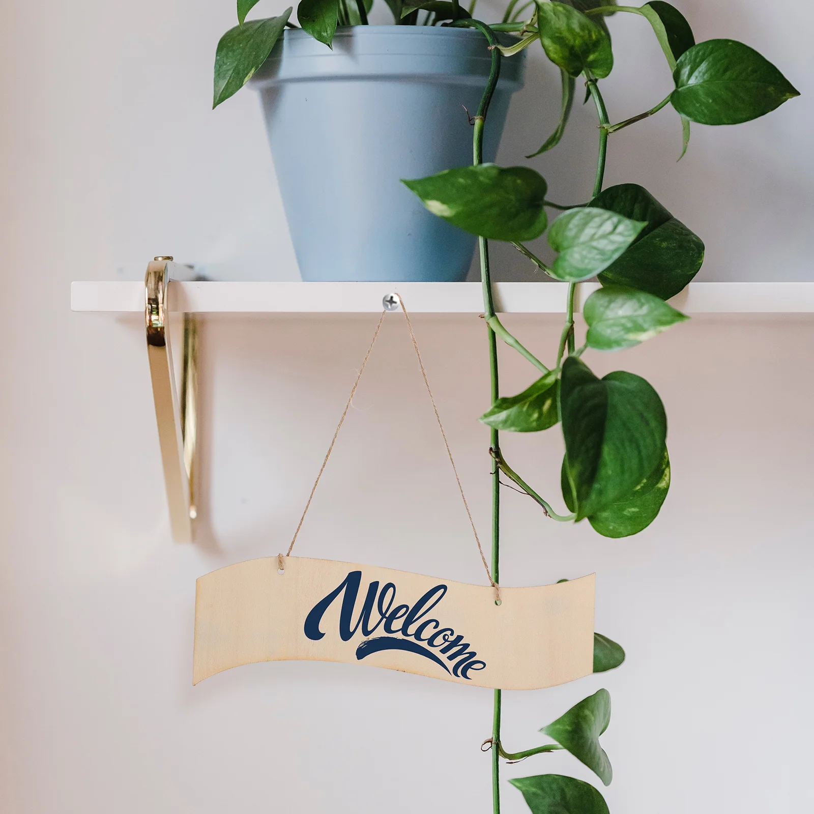 

3 Pcs Hanging Wood Signs Unfinished Plaques Blank Decorative Slices Smooth H Painting Diy Crafts Sewing Accessories