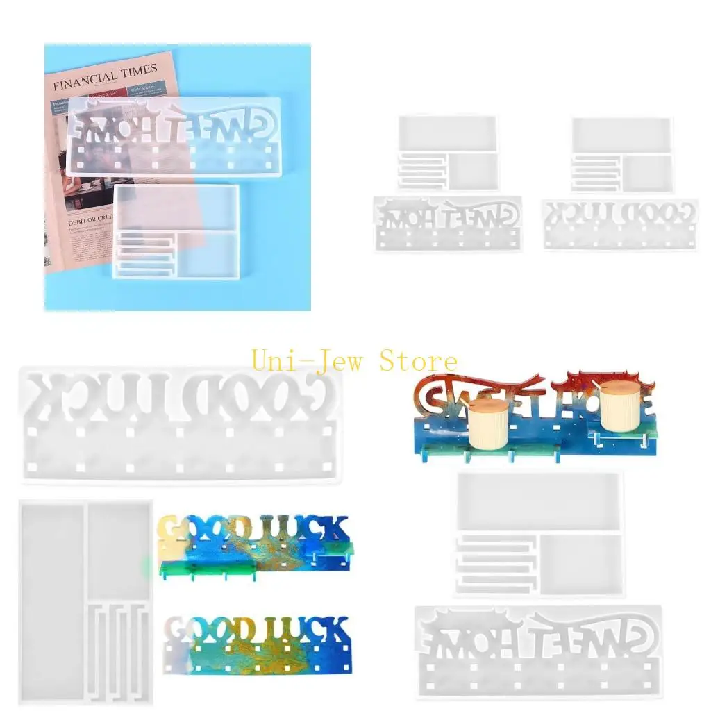 

40 ГБ настенная полка для хранения, силиконовые формы для литья своими руками для дверей, домашний декор