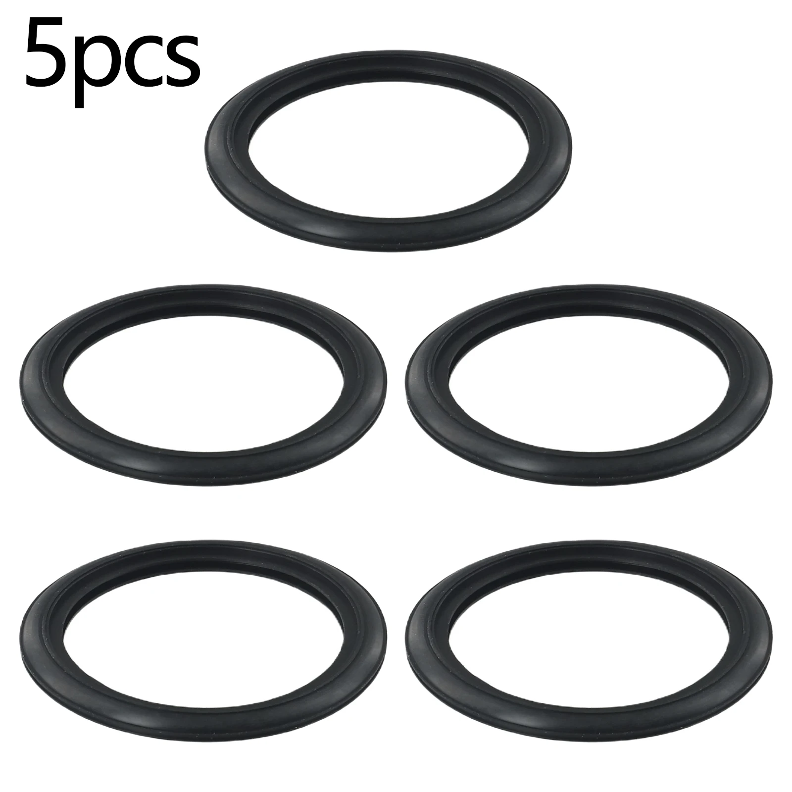 For Geberit For Flush Pipe Lip Seal Set of 5 Rubber Sleeves for DN40 Temperature Resistance and Leakage Prevention