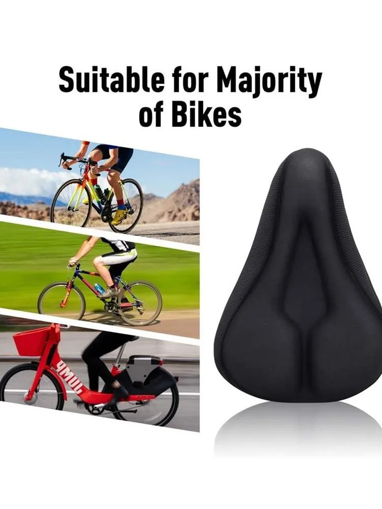 AliExpress Mountain Bike 3D Saddle Cover Thick Breathable Super Soft Bicycle Seat Cushion Silicone Sponge Gel