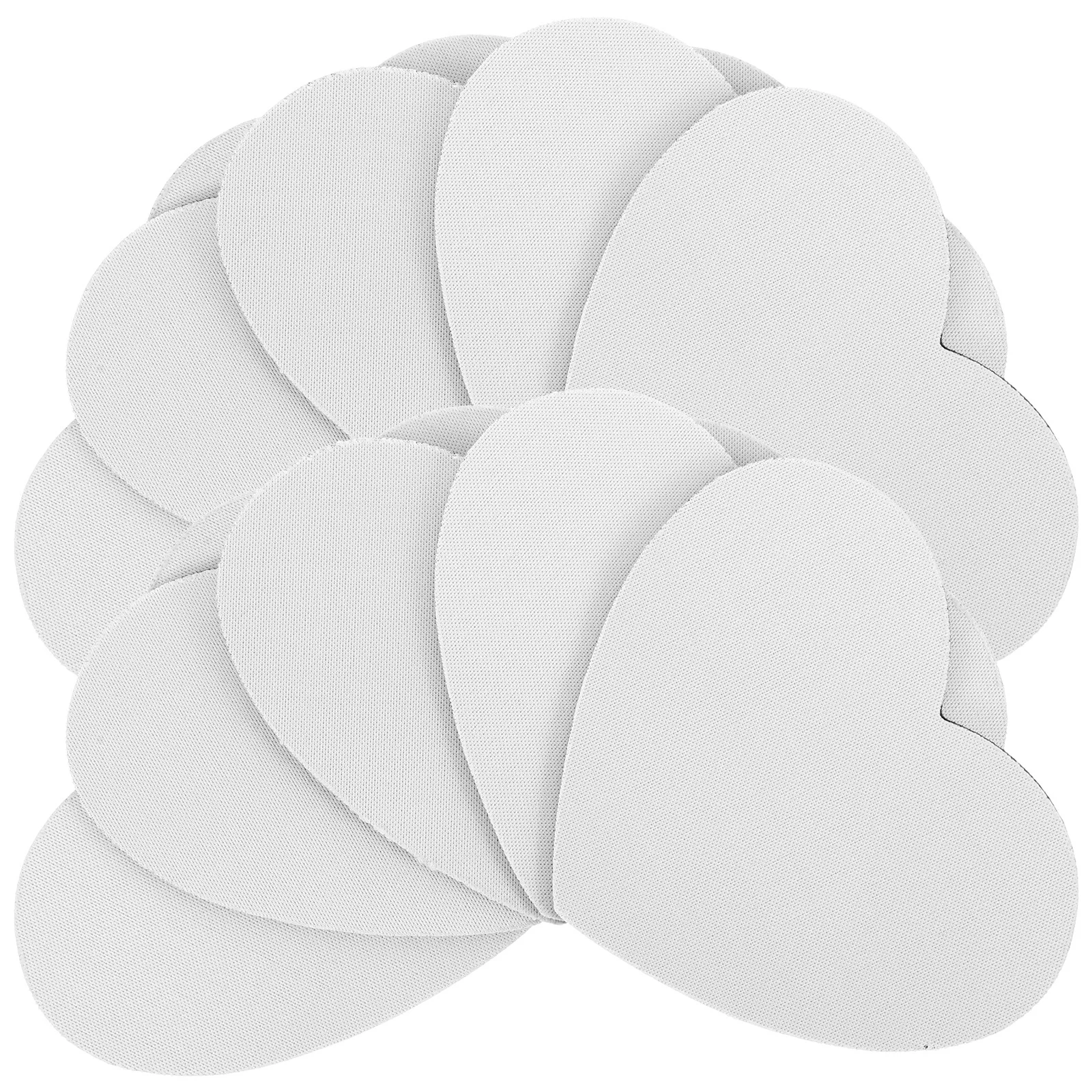 

10Pcs Sublimation Heart Coasters DIY Cup Pads Heat Transfer Mat Blanks for Car Home Office Use Heat Transfer Mat