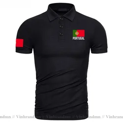 Portugal Flag Polo Shirts Men Classic New Hip Hop Polo Shirt Socceres Jersey Footballer Tracksuit Nation Portuguese Flag PT Tops