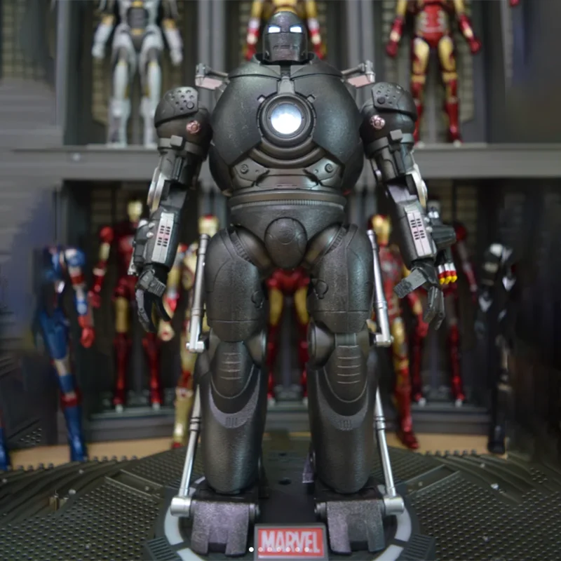 Avengers ZD lron Man lron Monger MK1~MK43 LED Light 10th Anniversary Limited Collect Marvel Legends Avengers Action Figure Gift