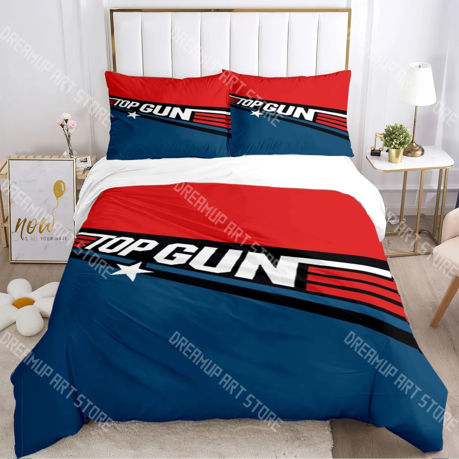 Fashion Classic Movie Top Gun Bedding Set Single Twin Full Queen King Size Bed Set Kids Bedroom Duvetcover Sets Bed Sheet Set