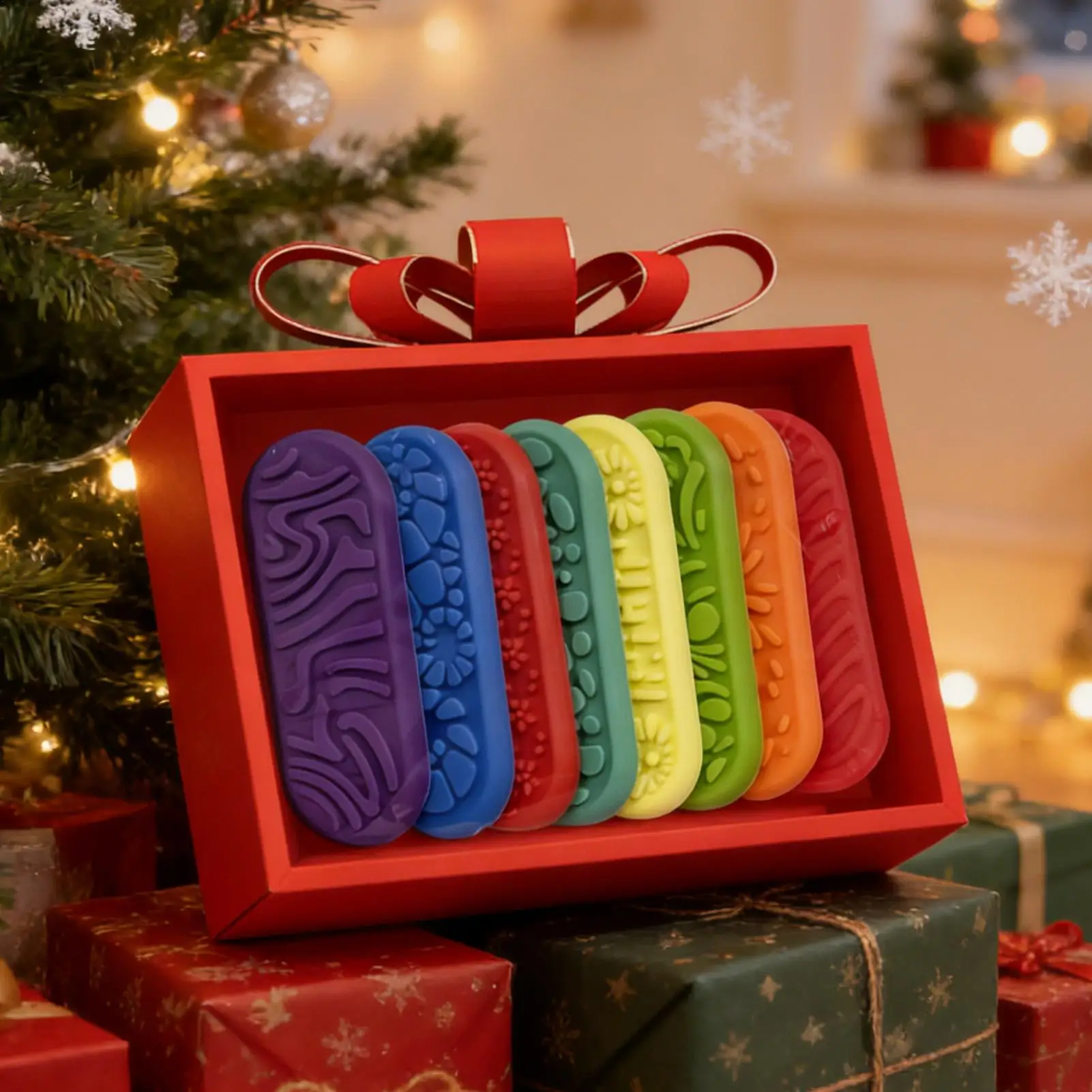 8 sztuk zabawek sensorycznych dla dorosłych, silikonowe, o fakturze kamienia, dla dzieci z autyzmem, zabawki antystresowe do uspokajania.