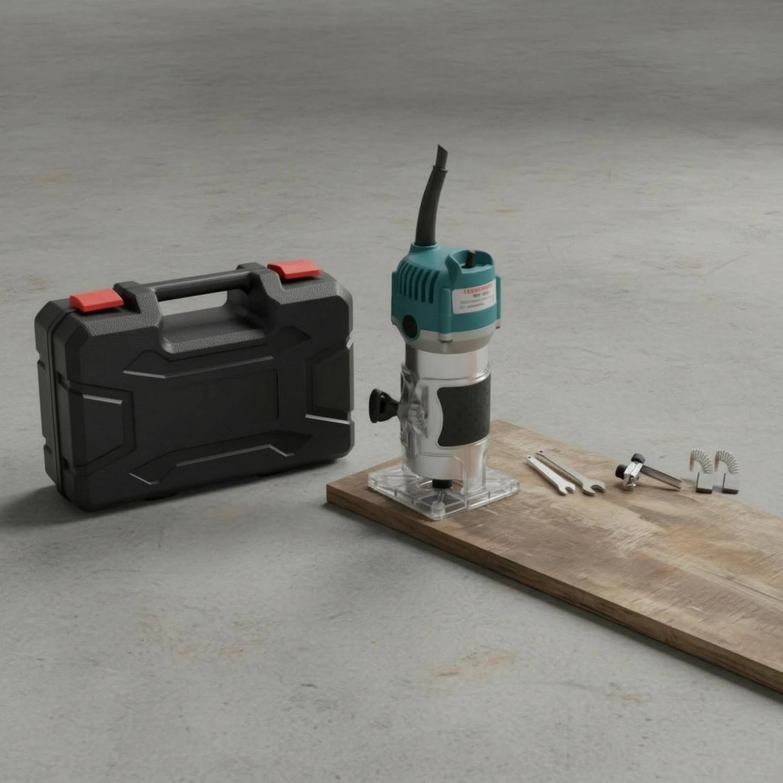 Slotting Router Machine Multi-Function Electric Wood Router Laminate Trimmer 110V Soft Grip Handle for Industrial, Home Workshop