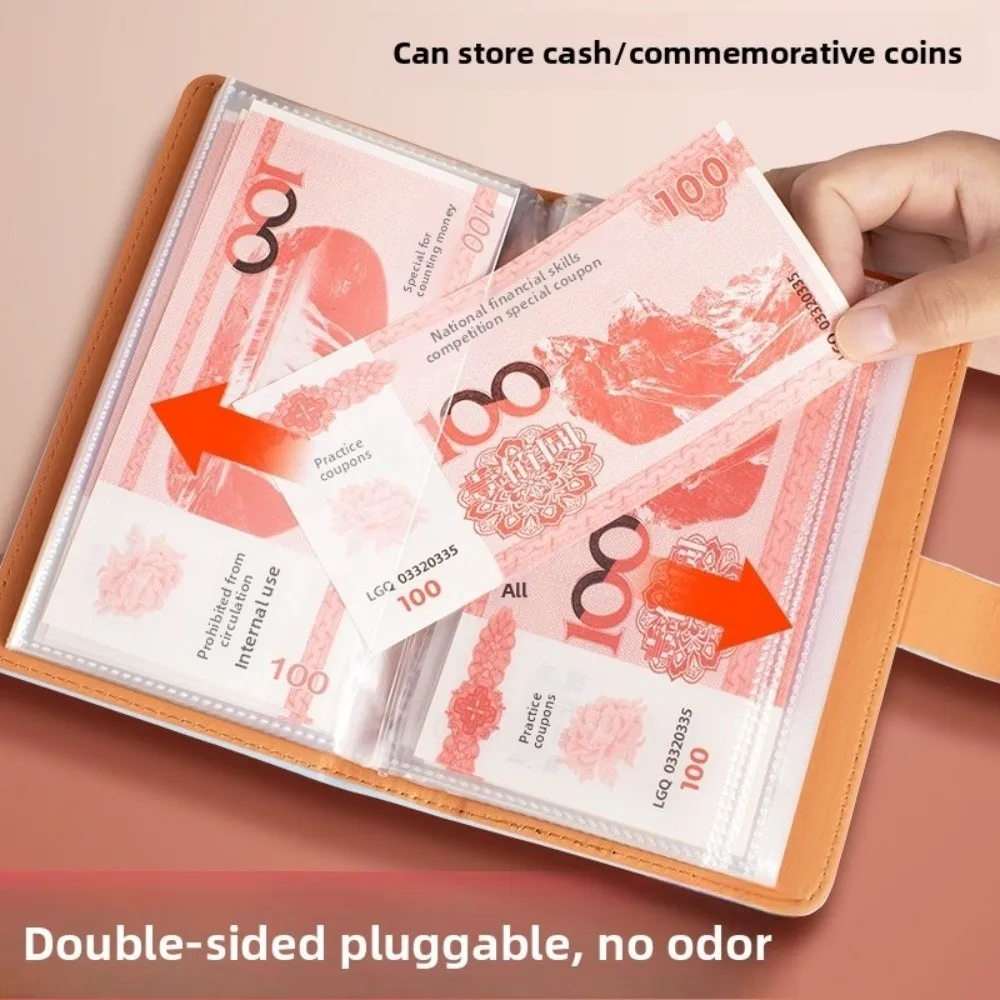 50Sheets Saving Money Binder Portable Refillable Planner Organizer Savings Handbook Cash Envelopes Account Book