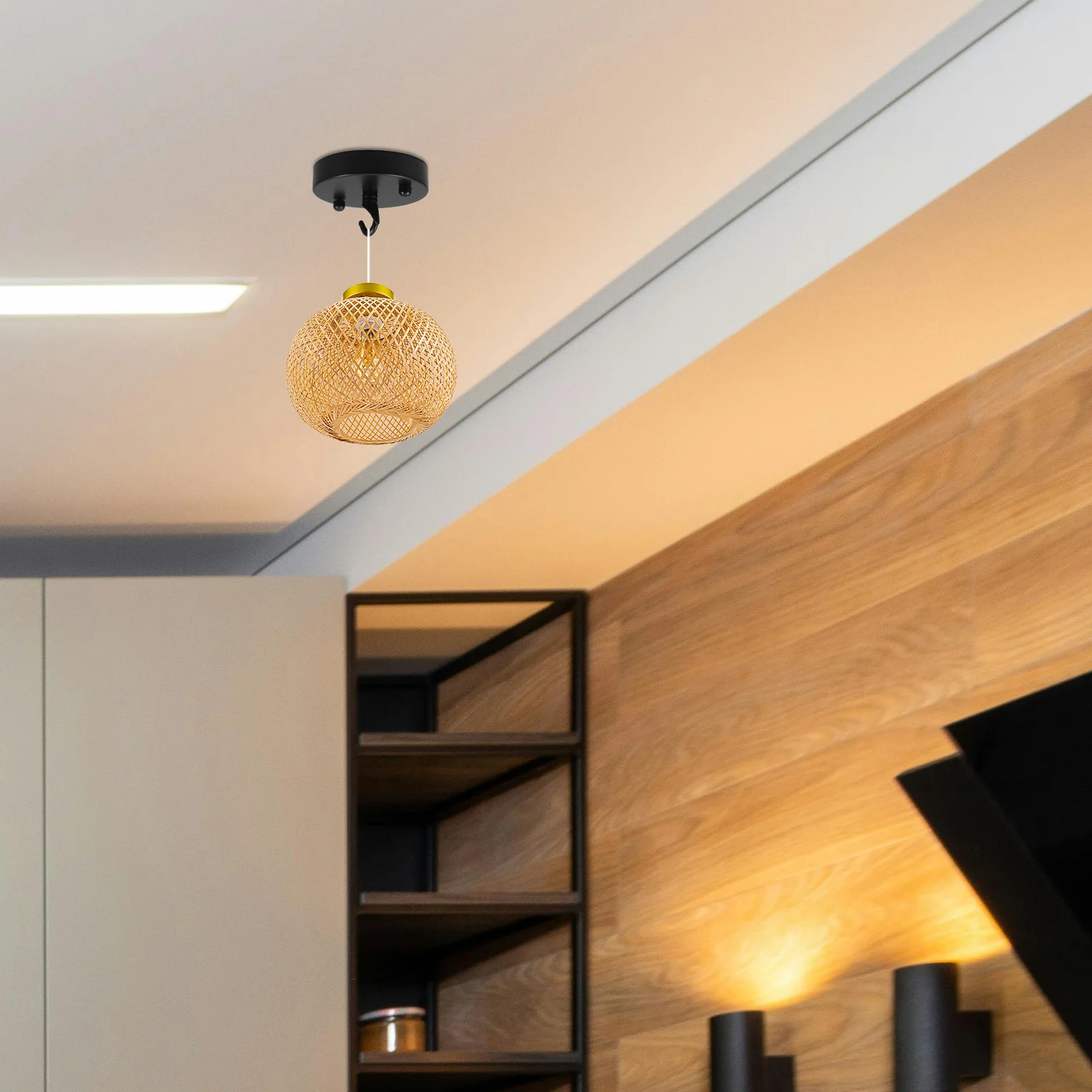 

3Pcs Chandelier Ceiling Cover Plate Iron Material Strong Load Bearing Ceiling Canopy for Light Fixture Installation