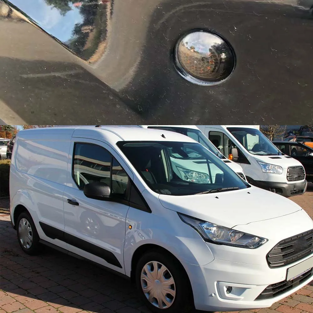 [Cover or LED] Smoked/Clear Lens Car Front Bumper LED Side Marker Turn Signal Lights For Ford Transit Connect 2010-2021