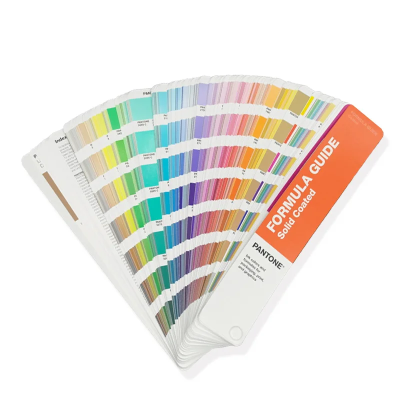 2022 New Version Pantone Formula Coated Color Guide Card GP1601B for Professional Printing and Coating with 2390 Colors