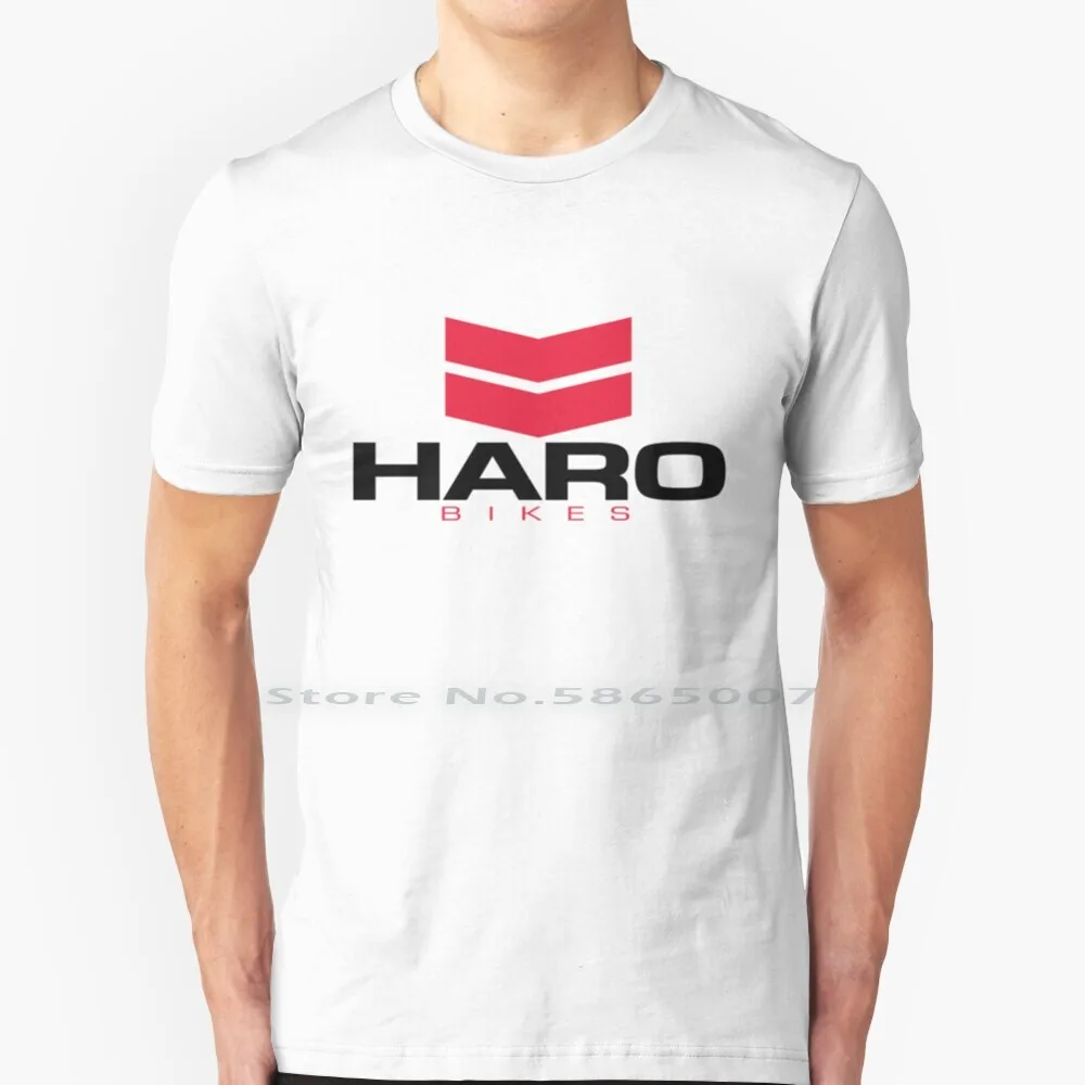 Haro Bmx 100% Cotton T Shirt Bmx Bike Haro Red Line Black White Blue Logo Race Stunt Retro Old School Skool 80s Hutch Mongoose