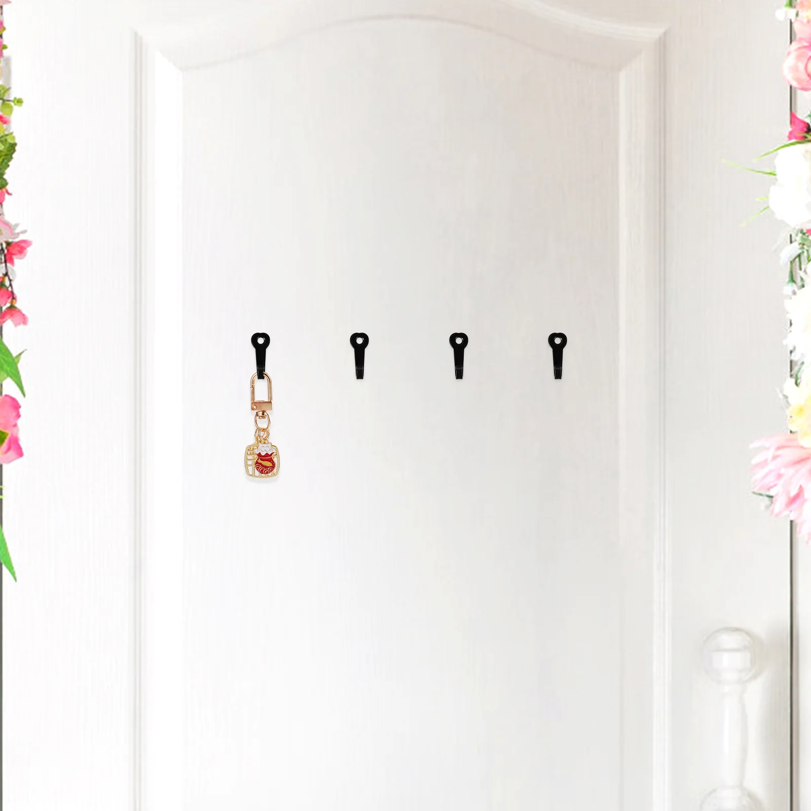 

10Pcs Multipurpose Wall Mounted Metal Hooks Durable Iron for Coats Bags Towels Kitchen Bathroom Home Organizer