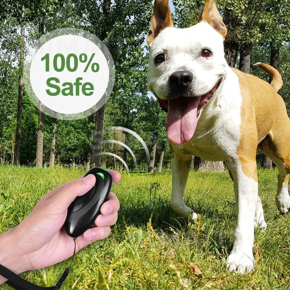 Handheld Ultrasonic Dog Training Device | Anti-Bark Stopper Remote Pet Trainer with Safe Sound Technology