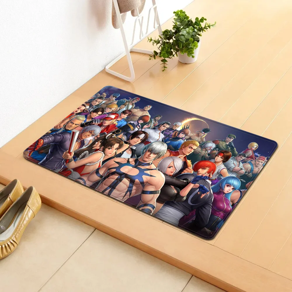 King of Fighters Floor Mat Bathroom Mat Kids Room Bedroom Decoration Balcony Anti-Slip Doormat Living Room Welcome Rug