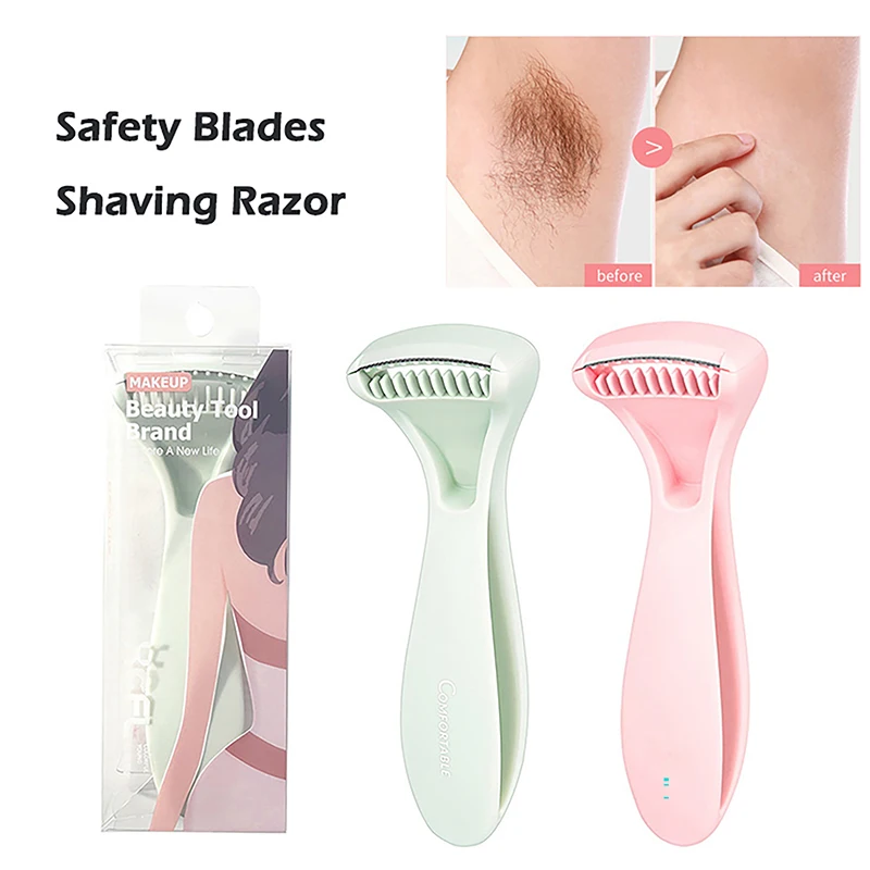 ماكينة حلاقة بشفرات أمان للنساء ، العناية بالجسم ، إزالة الشعر ، قابلة لإعادة الاستخدام ، إكسسوارات الجمال
