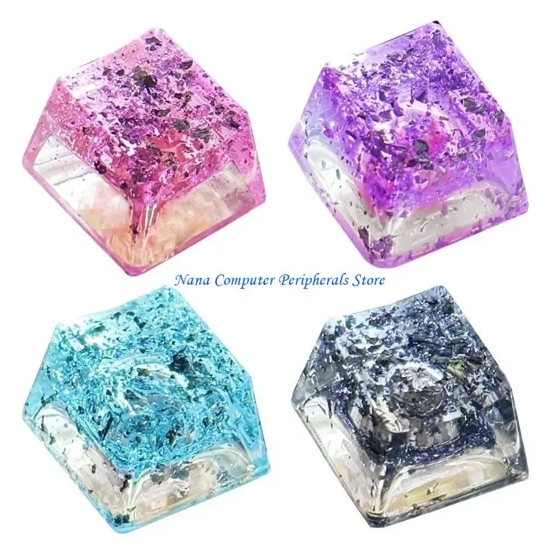 F68C Precise Resin Keycap For MX Mechanical Keyboards, Scratch Resistant And Fingerprints Proof, For Gamers And Typists