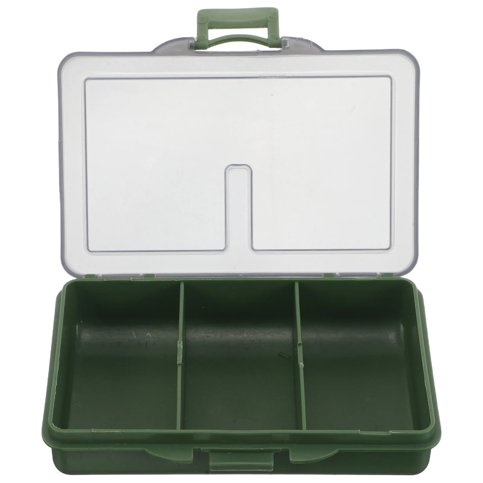 

Portable Fishing Bait Box Multi Section Dividers Tough Plastic Material Clear View Lid for Quick Identification Fishing Lure and