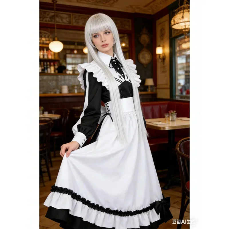 

Anime Playing Death Game To Put Food on The Table Sorimachi Yuki Cosplay Lolit Women's Dresses Role-play Costume and Wig