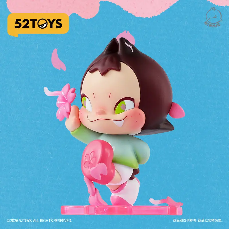 

52TOYS NINNIC Cherry Blossom Rain Series Figures Hang Cards Toys Decorations holiday Gifts Collectibles Cute Limited Edition