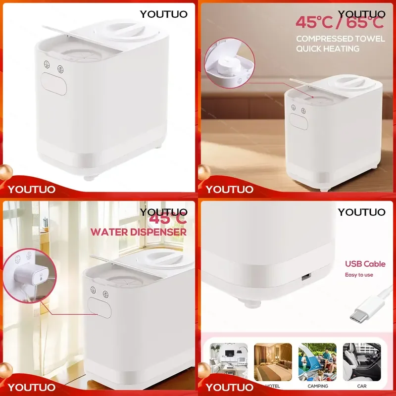 Factory Portable Electric Wet Towel Heater Warmer Compressed Baby Wipes Dispenser   Milk  mula Kids Feeding