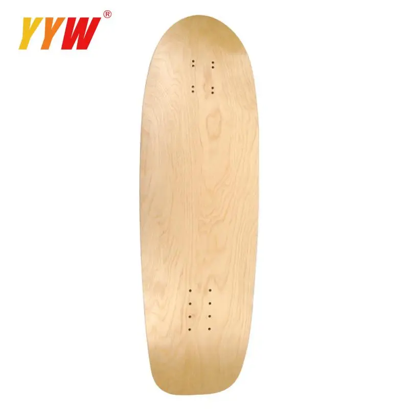 32 Inch DIY Whiteboard Skateboard Maple Skateboard Double Warped Concave Board Skateboard High Elasticity Dance Skateboard