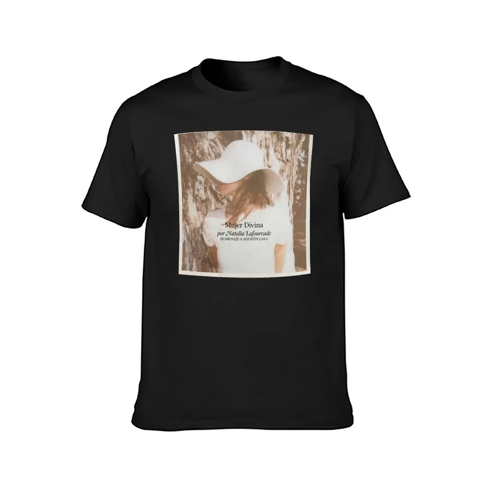 Natalia Lafourcade - Mujer divina, homenaje a Agustín Lara album 2012 T-Shirt blacks summer top sublime t shirts for men