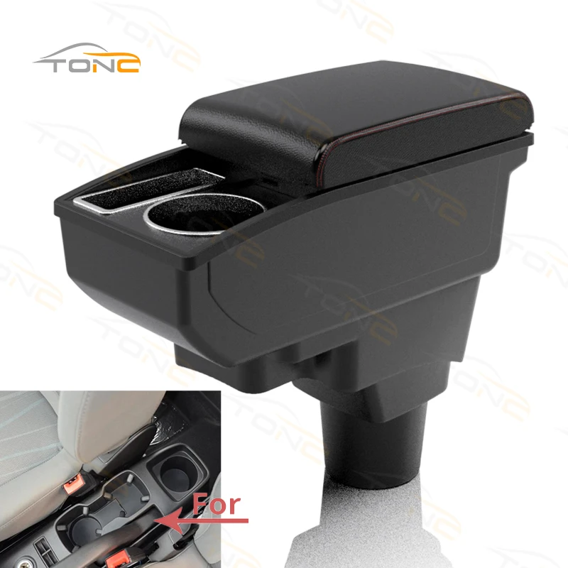 For Chevrolet Sonic Armrest For Chevrolet Aveo Armrest box Car Retrofit parts Interior Storage box Auto parts with cup holder