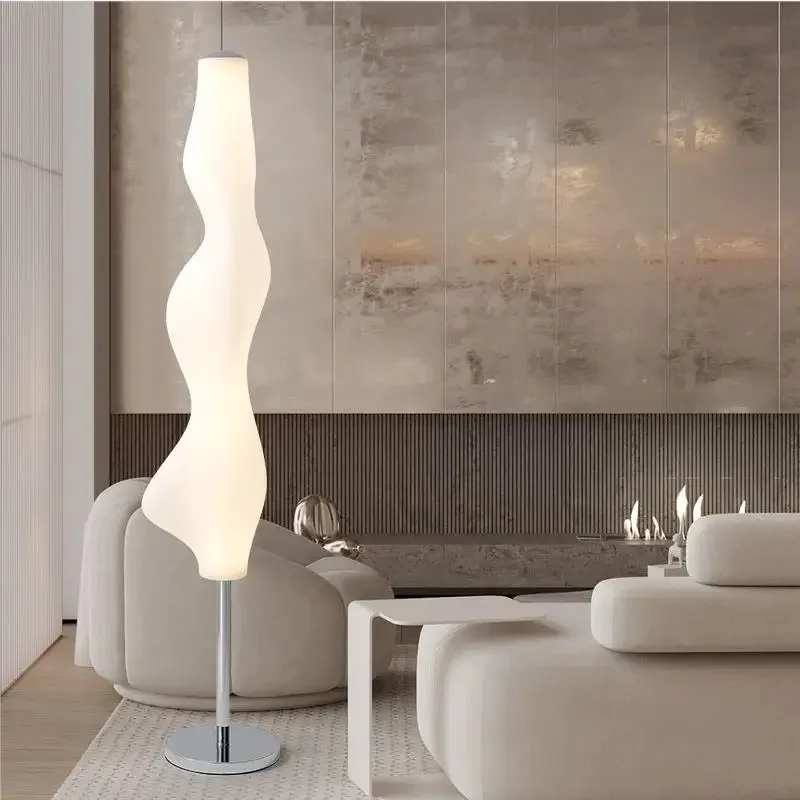 Postmodern Style Nordic Luxury Design Legs Standing White Tripod Floor Lamp Body Shape Floor Lamp