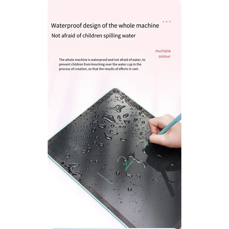 10 Inch LCD Drawing Tablet Writing Board Color Graffiti Board Drawing Board For Children Drawing Durable Easy Install Green