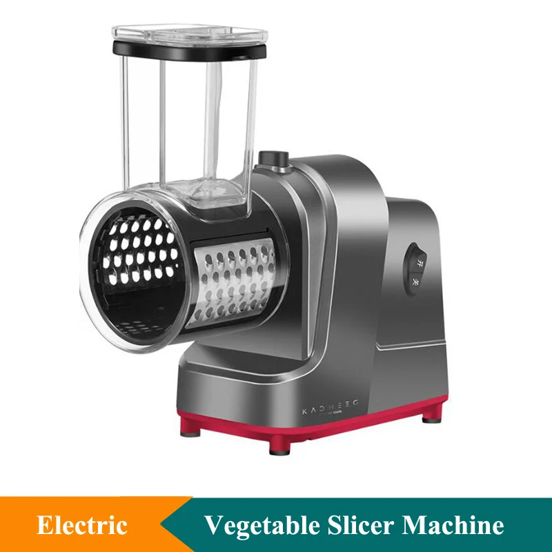 

Electric Vegetable Cutter Machine Fruit And Vegetable Slicer Machine With Five Blades Salad Maker Machine