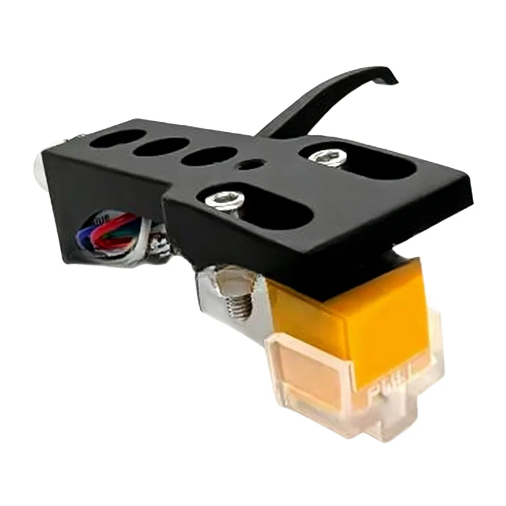 AT91 MM Cartridge Stylus Housing Kit Aluminum Alloy For Turntable Record Player Vinyl Audio Replacement Part Yellow Black Silver