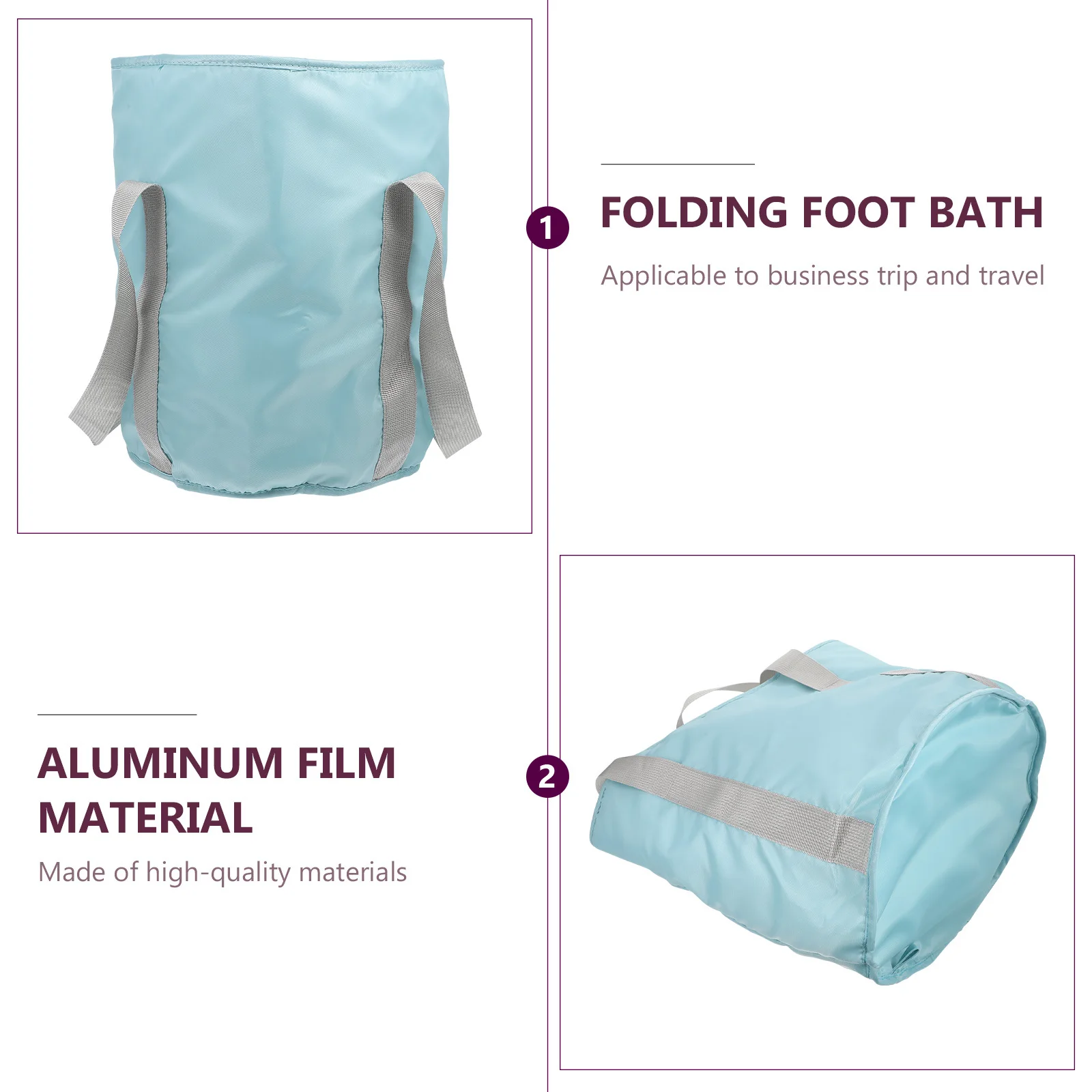 

Portable Foldable Foot Bath Bucket Large Multi-Functional Foot Soak Basin for Home Travel Camping Water Storage Container