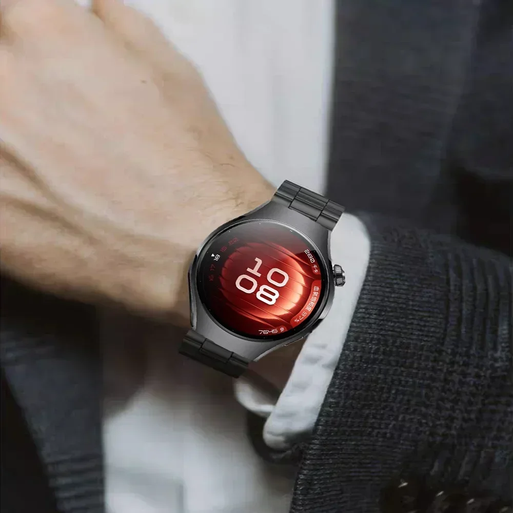 18 مللي متر 20 مللي متر 22 مللي متر حزام معدني لهواوي Wach 5/4/GT5/4/3 برو سوار فولاذي غير قابل للصدأ Garmin Forerunner 970 965 265 255 Amazfit GTR 4