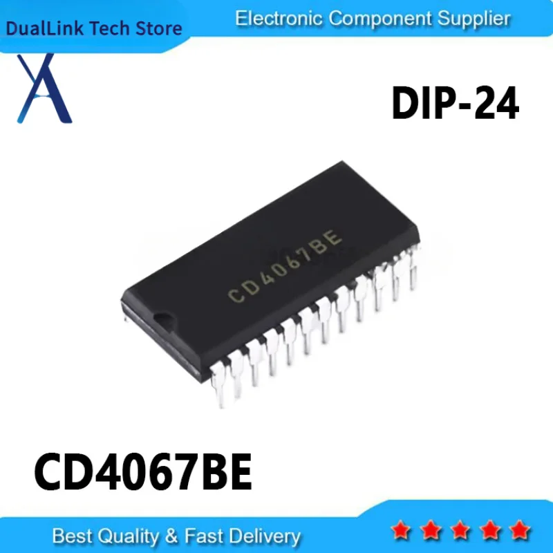 

10PCS New and Original CD4067 CD4067BE DIP-24