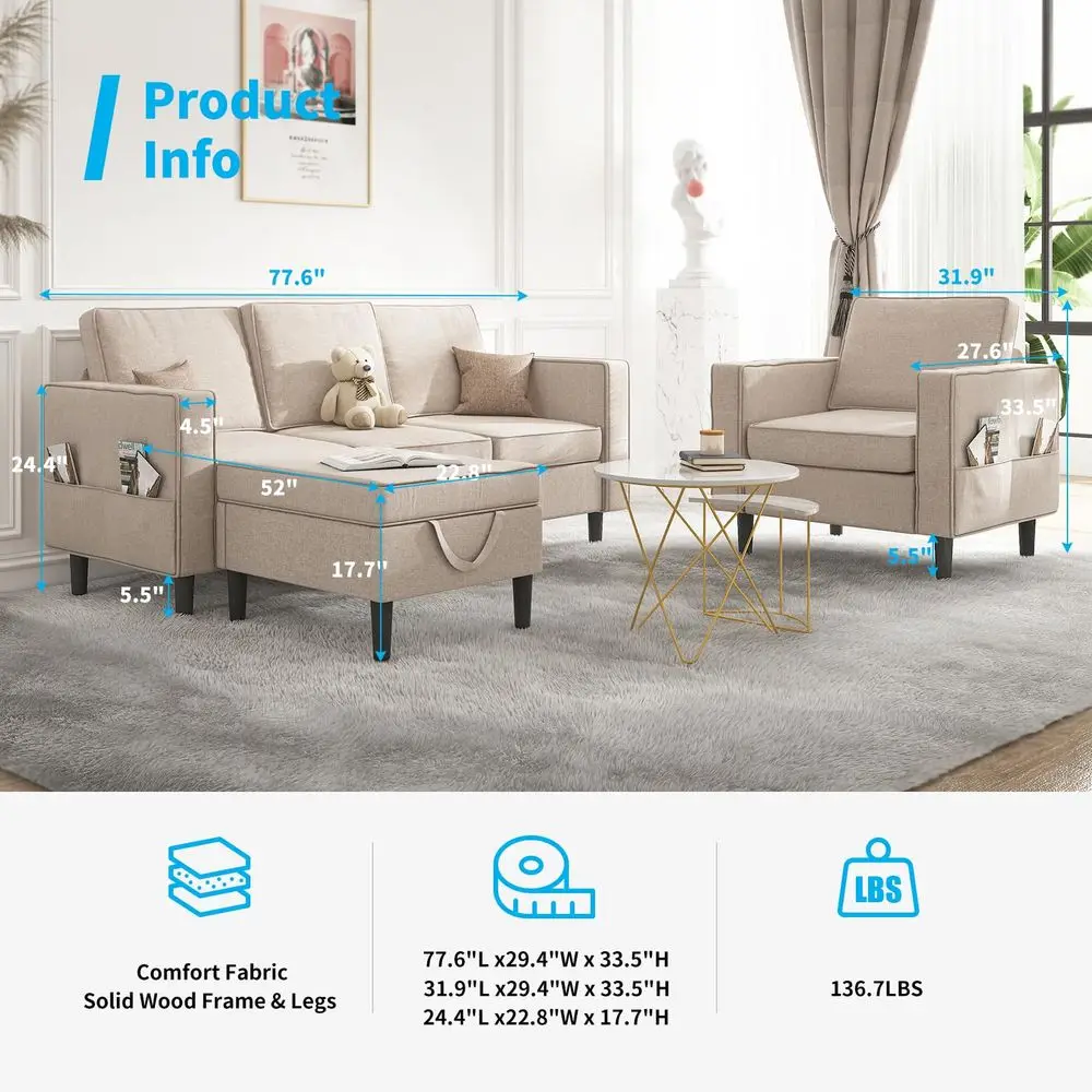 78 Width 3 Pieces L…