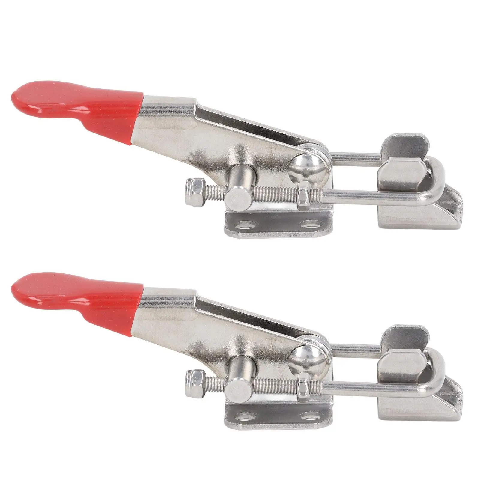 조정 가능한 스테인레스 스틸 토글 클램프 풀 래치, 400lbs 용량 키트, 보안 캔다, 2 개