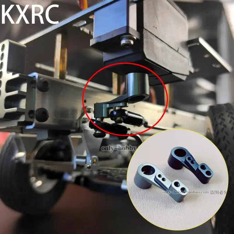 Metal Steering Arm 25T Servo Accessories for 1/14 Tamiya RC Truck Trailer Tipper Scania Benz Actros Volvo MAN LESU Upgrade Part