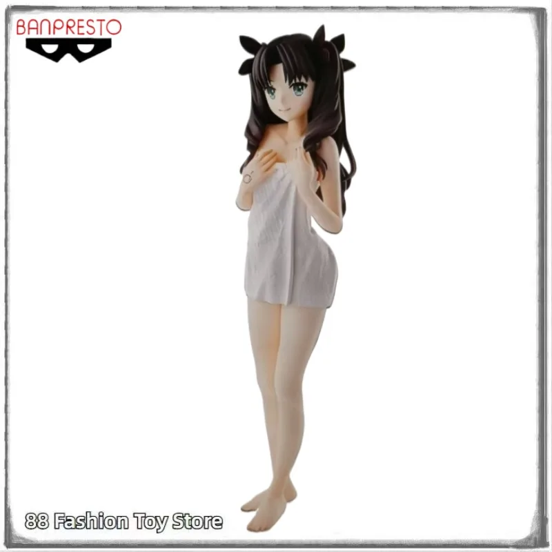 

Original BANPRESTO Fate/EXTRA Last Encore Tohsaka Rin Statue Collection Doll Ornament Model Anime Character