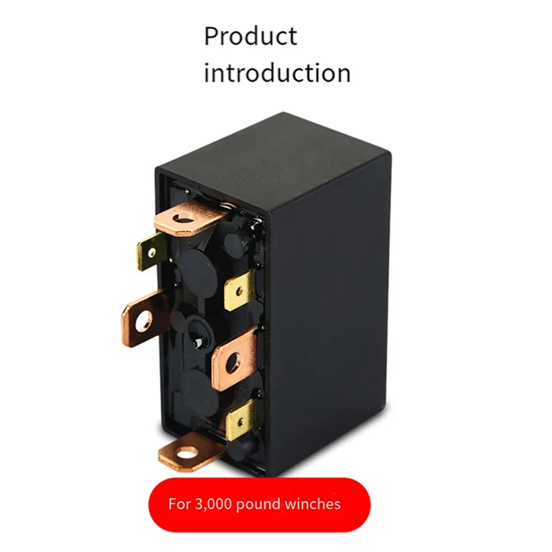 مرحل ونش السيارة المتين-12 فولت 80 أمبير/100 أمبير 4180-2 مرحل سيارة ذو سبعة دبابيس لـ 3000 رطل. الروافع