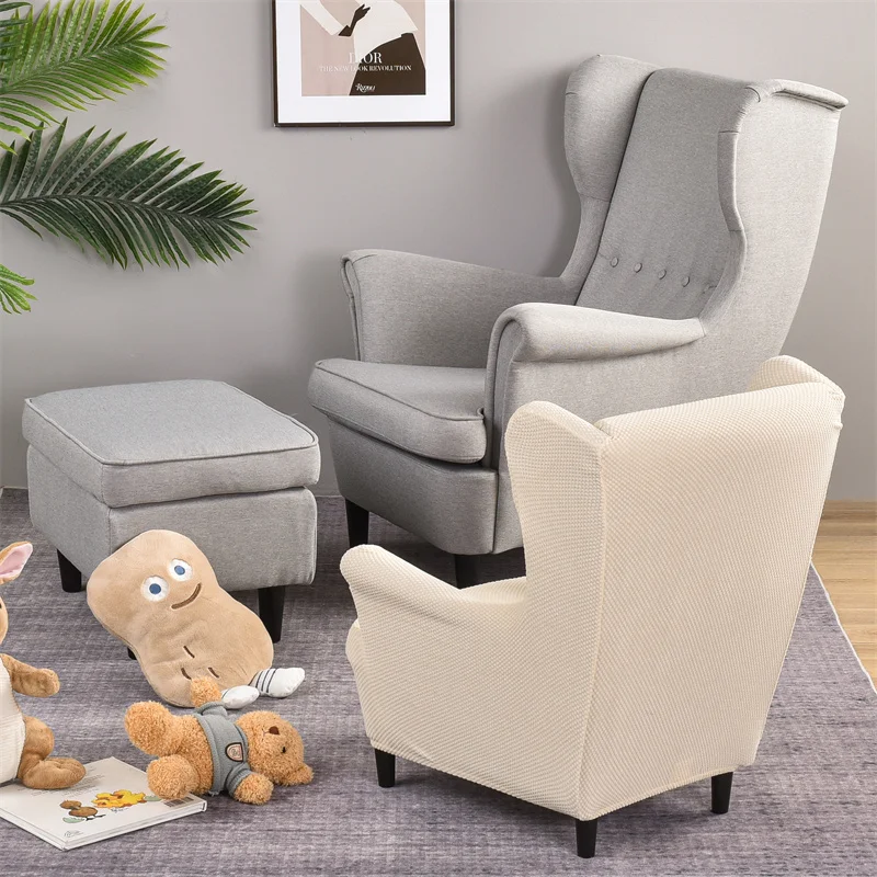 Juste de chaise à oreilles Polar Smile pour enfants, housses de fauteuil à oreilles pour enfants, housses de canapé simples de petite taille, protecteur de meubles