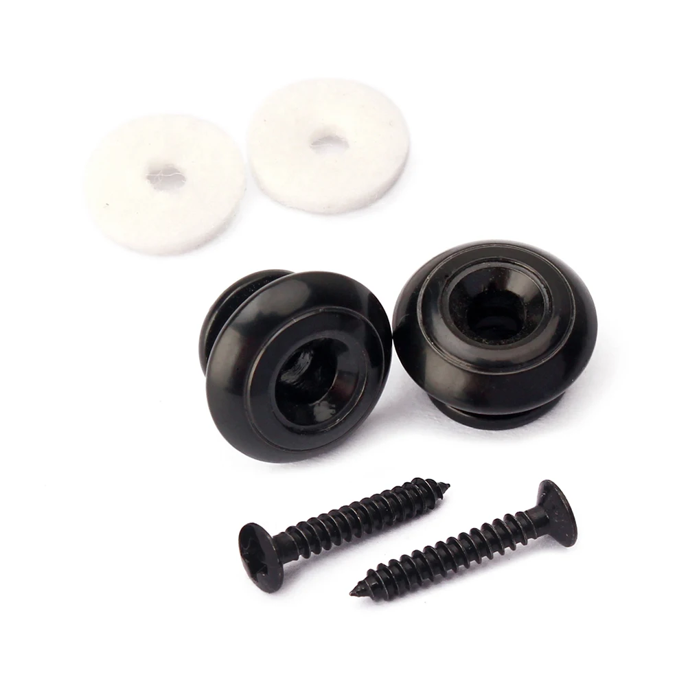 

2 Pcs Mushroom Diced Bass Strap Les Guitar Lock Locking Machine Heads Electric Mushrooms Locks Button