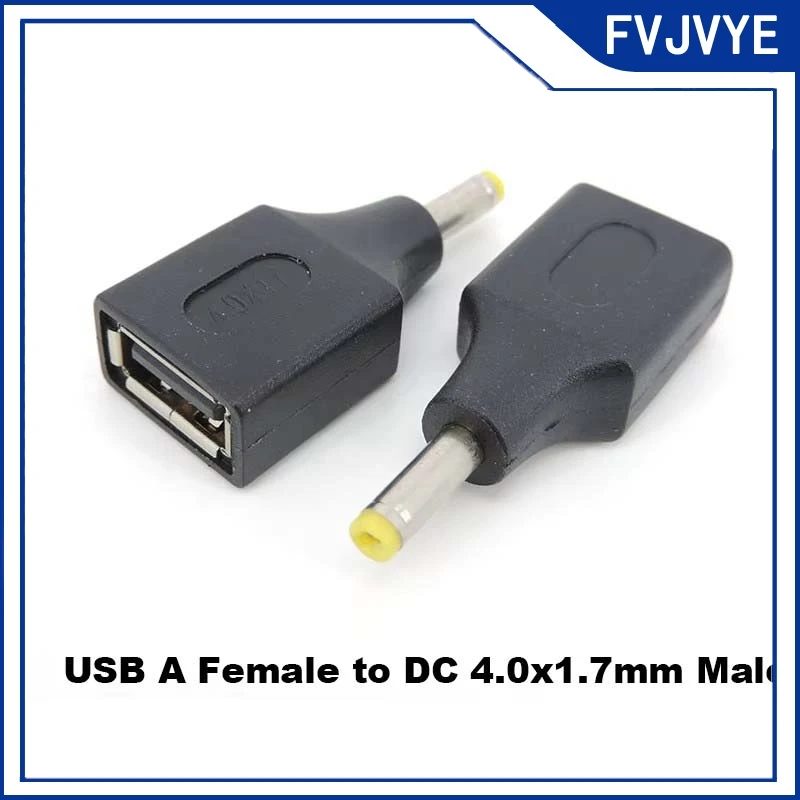 1/2/5pcs USB Power Plug Converter Female to DC male 4.0x1.7mm 3.5x1.35mm 2.5x0.7mm DC Jack Power Adapter Connector .A2