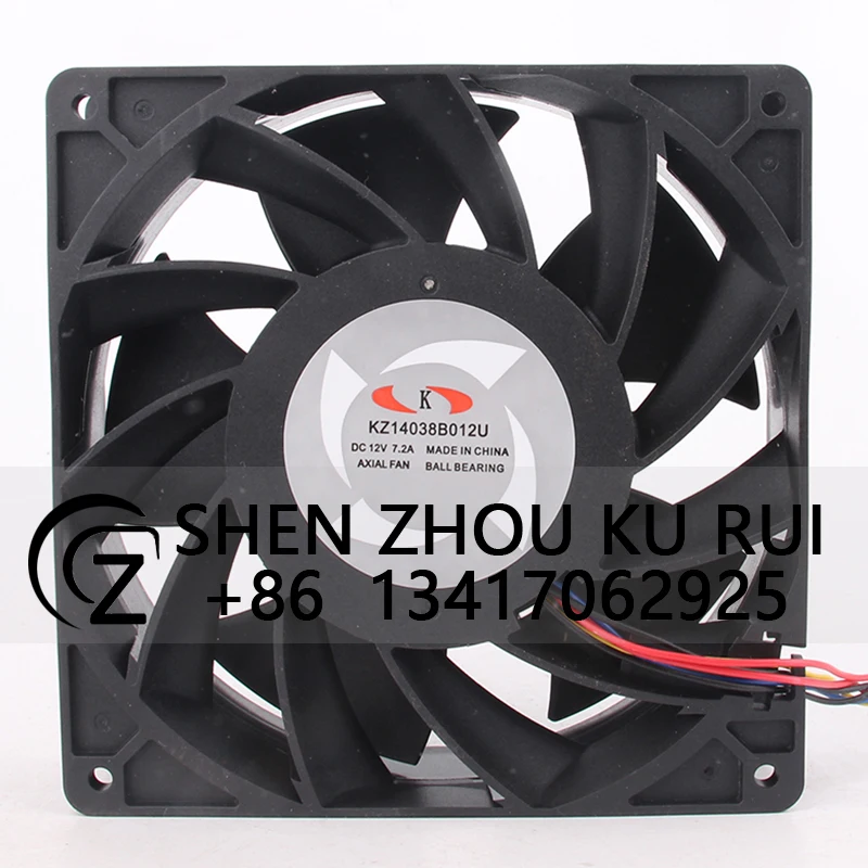 

Case Fan for Sleipnir KZ14038B012U 140x140x38MM 12V 7.2A 14038 Violent High Power Cooling Fan