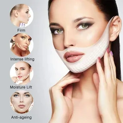 1PCS Face Lift Slimming Mask Neck Mask Face Lift V Lifting Chin Up Patch 4D Ear Tightening Skinny Masseter Double Chin Reducer