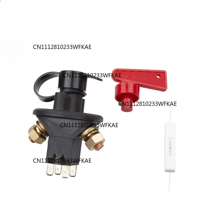 Super current power-off all-copper screw battery double heavy power switch