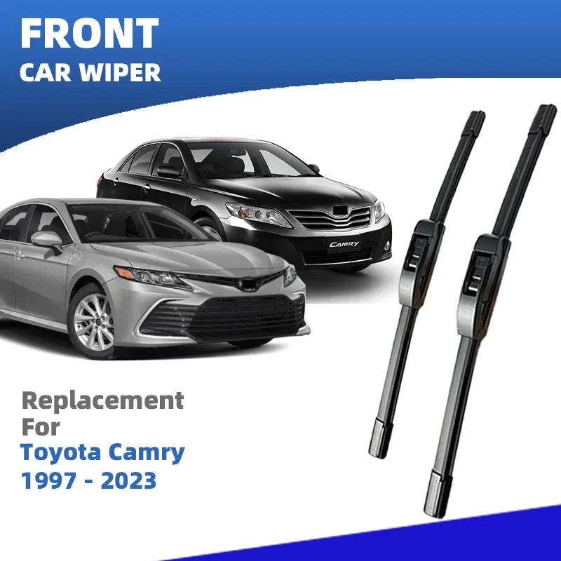

LHD Front Windshield Wiper Blades For Toyota Camry 1997 - 2023 2Pc Windscreen Window XV20 XV30 XV40 XV50 XV70 Accessories 2017